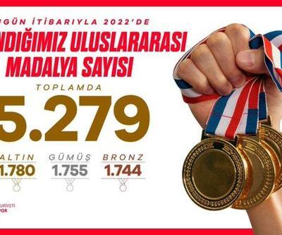 Bakan Kasapoğlu: Uluslararası alanda 5 bin 279 madalya elde ettik