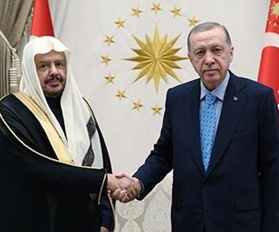 Erdoğan, Suudi Arabistan Şura Meclisi Başkanı Al Şeyhi kabul etti