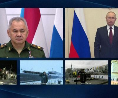 Putinden savaş gemili gövde gösterisi