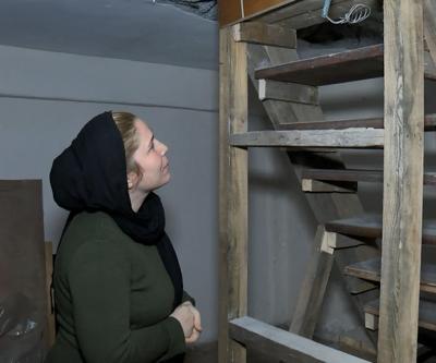 Bir garip olay Toprak sahipleri anlaşamadı; Evi apartman girişi yapıldı