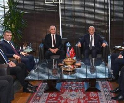 Bakan Kirişci, Azerbaycan Başbakan Yardımcısı Mustafayev ile görüşü