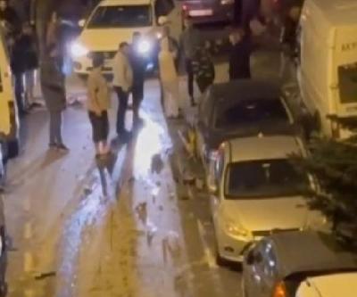 Motokuryenin yaralandığı kaza kamerada