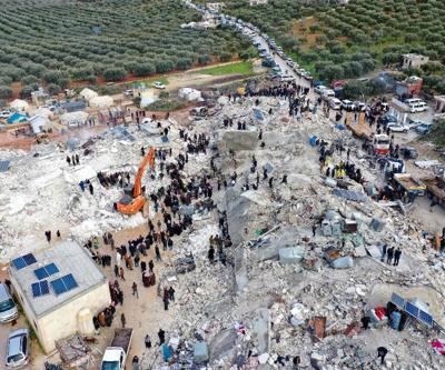 Deprem Suriyeyi de vurdu: 1400den fazla can kaybı