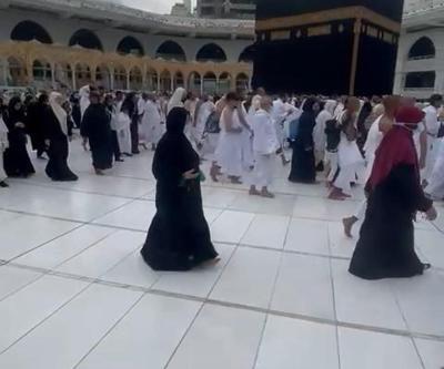 Kabe’de Müslümanlar depremzedeler için dua etti