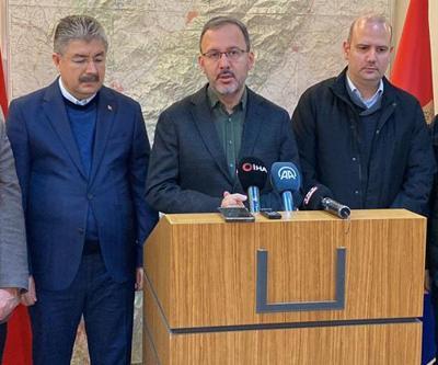 Bakan Kasapoğlu: 152 tesiste 150 binden fazla depremzede konaklıyor
