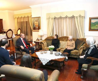 Cumhurbaşkanı Erdoğandan Baykal ailesine taziye ziyareti