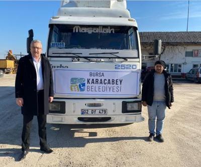 Karacabey’den deprem bölgesine yardımlar sürüyor