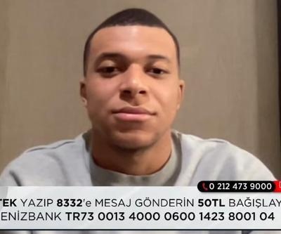 Kylian Mbappeden Türkiye mesajı: Çocuklar için çalışacağım