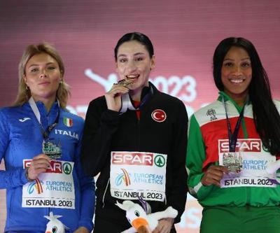Avrupa şampiyonu Tuğba Danışmaz altın madalyasını aldı
