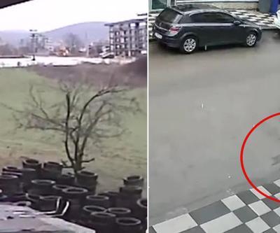 Boluda yaşanan deprem kameraya böyle yansıdı