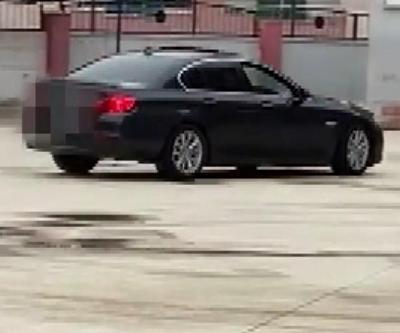 Okul bahçesinde drift atan sürücüye 36 bin 722 lira ceza
