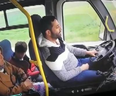 Otobüsün şoförü uyuyakaldı, yolcular ölümden böyle döndü