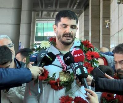 Avrupa şampiyonu Taha Akgül’e Ankara’da coşkulu karşılama