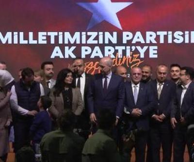 Zafer Partisinden istifa eden partililer törenle AK Partiye katıldı