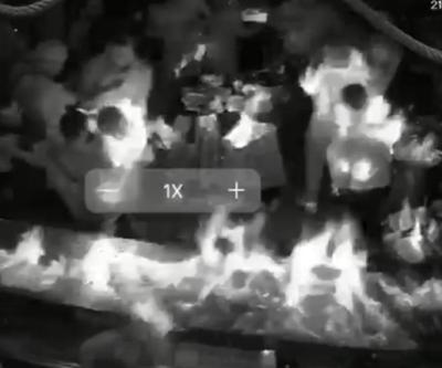 Gece kulübünde dehşet anları