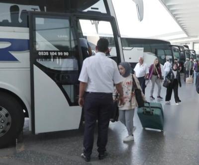 Otogarlarda seçim yoğunluğu