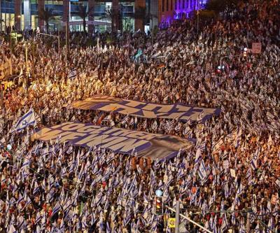 İsrailde yargı reformu protestoları: 23üncü haftada da meydanlara indiler