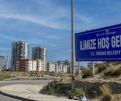 Tarsus girişine İlimize hoş geldiniz tabelaları yerleştirildi