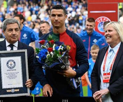 Cristiano Ronaldo Guinness Rekorlar Kitabına girdi