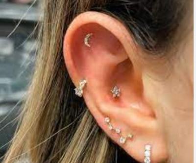 Kulak Piercing İsimleri: Kulak İçinden Kıkırdağa Kulaktaki Piercing Yerlerinin İsimleri...