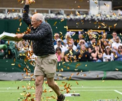 Wimbledon Tenis Turnuvasında protesto