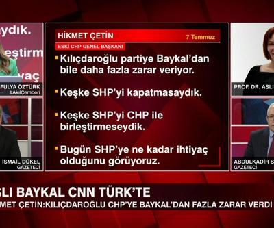 Aslı Baykaldan Hikmet Çtinin ifadelerine tepki Maksat CHPde ilkesizliğin sürmesi