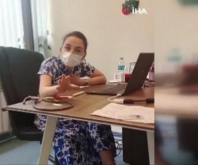 Aile hekimi ile hasta arasında ilaç yazdırma tartışması kamerada