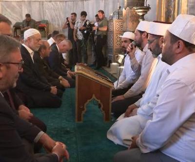 Ayasofyada şehitlere Kuran- Kerim okundu