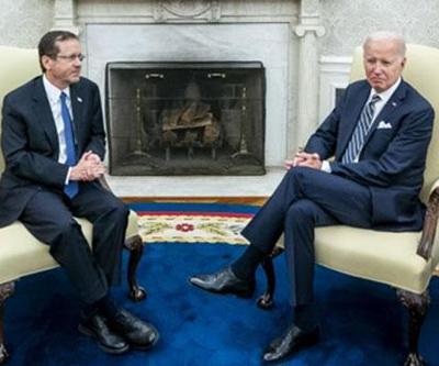 ABD Başkanı Biden, İsrail Cumhurbaşkanı Herzog’u Beyaz Saray’da ağırladı