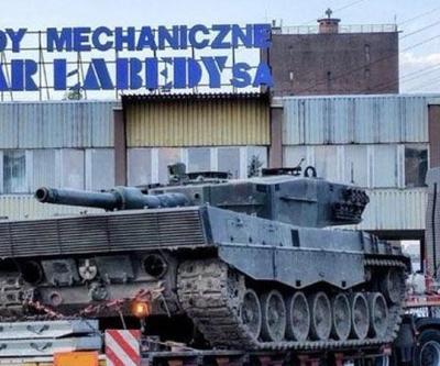 Ukraynaya verilen Leopard 2 tankları Polonya’ya getirildi