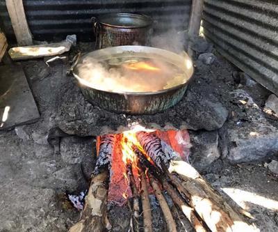 Bin rakımlı köyde dut pekmezi geleneksel yöntemlerle hazırlanıyor