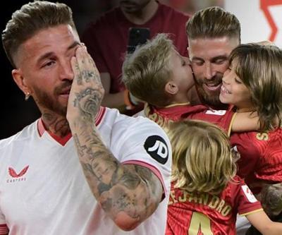 Sergio Ramos gözyaşlarıyla Sevillaya döndü