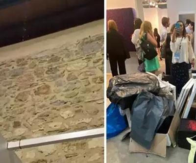 Contemporary İstanbulu su bastı Birçok eser zarar gördü