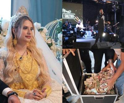 Şanlıurfada aşiret düğününde geline 4 kilo altın takıldı