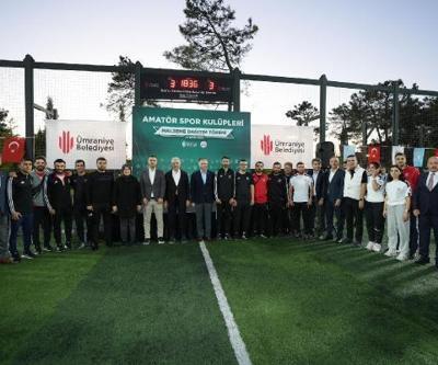 Ümraniye’deki amatör spor kulüplerine malzeme desteği