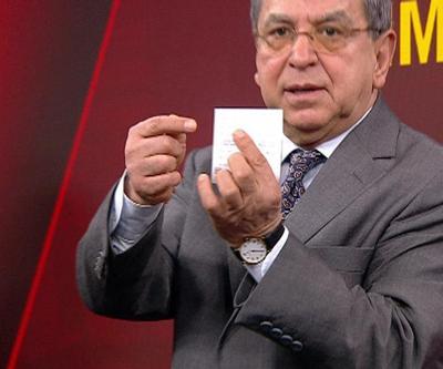 Pes Tanesi 4.5 TL Fişi canlı yayında kameraya gösterdi