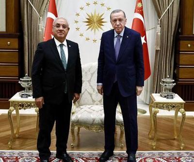 Cumhurbaşkanı Erdoğan, DSP Genel Başkanı Önder Aksakalı kabul etti