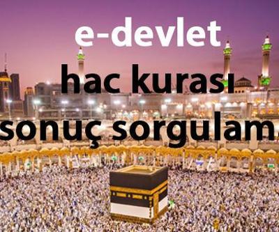 HAC KURA SONUÇLARI SORGULAMA E-DEVLET Diyanet 2024 hac kurası sonuç sorgulama sayfası linki