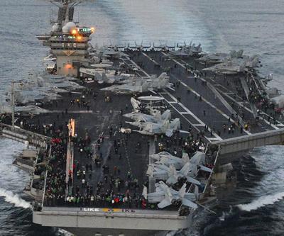 Eisenhower Doğu Akdenizi terk ediyor