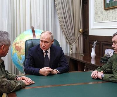 Putinden karargah ziyareti: Şoygu ve Gerasimov’dan bilgi aldı