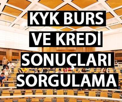 KYK burs ve kredi sonuçları 2024 GSB e-devlet 2024 KYK burs sonuçları sorgulama sayfası
