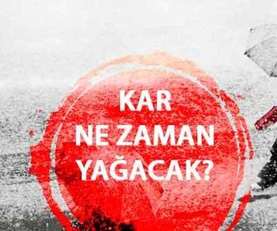 Kar ne zaman yağacak İstanbul’a kar yağacak mı İşte detaylar