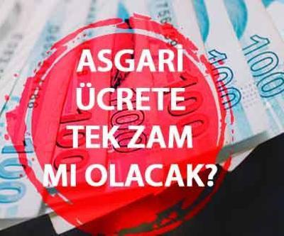 Asgari ücrete tek zam mı olacak Asgari ücret zammı 2024’te 1 kez mi olacak