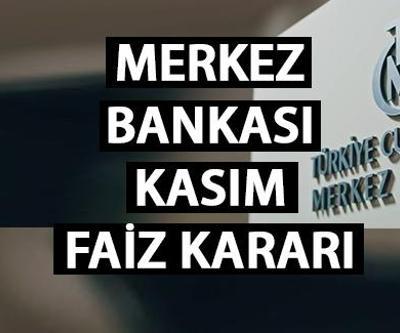 TCMB KASIM 2023 FAİZ KARARI Merkez Bankası faiz kararı ne kadar, yüzde kaç