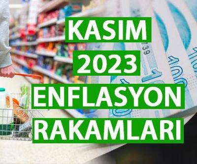 Son dakika Kasım 2023 enflasyon oranı ne kadar, yüzde kaç oldu TÜİK kasım ayı enflasyon rakamları