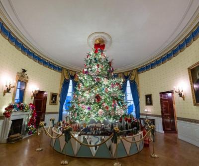 Beyaz Saray’da Noel hazırlıkları tamamlandı