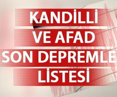 Haberler... Deprem mi oldu 19 Aralık 2023 Kandilli Rasathanesi ve AFAD son depremler