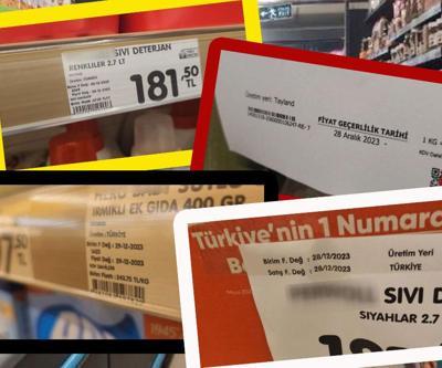 Asgari ücret açıklandı, böyle oldu Marketlerde etiket değiştirme yarışı