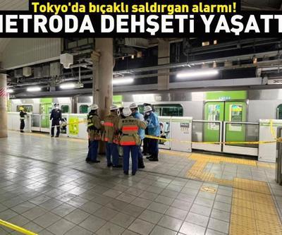 Tokyoda bıçaklı saldırgan alarmı Metroda dehşet saçtı