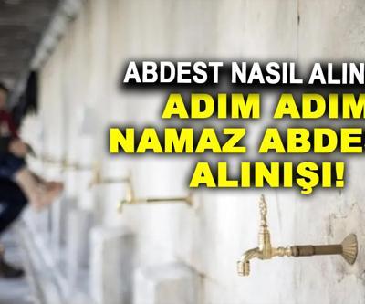 ABDEST NASIL ALINIR Namaz abdesti alınışı: Abdest alırken okunacak dualar ve sureler